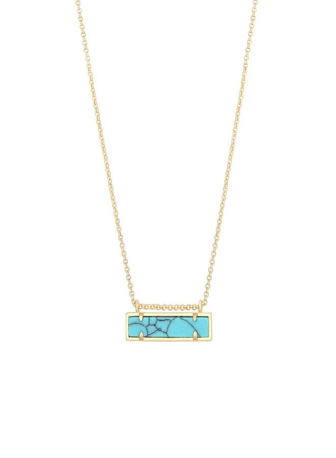 SOFYBJA 18k Gold Plated Dainty Handmade Choker Necklace for Women Green - Image 1